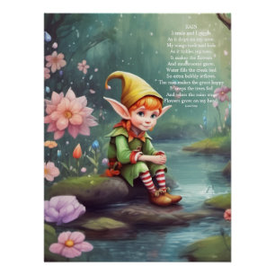 Elf Rain Poster