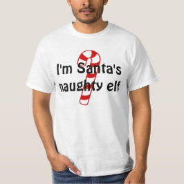 Elf Sankt freches Weihnachtst-shirt T-Shirt