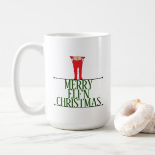 Elf Shenanigans Weihnachten Kaffeetasse