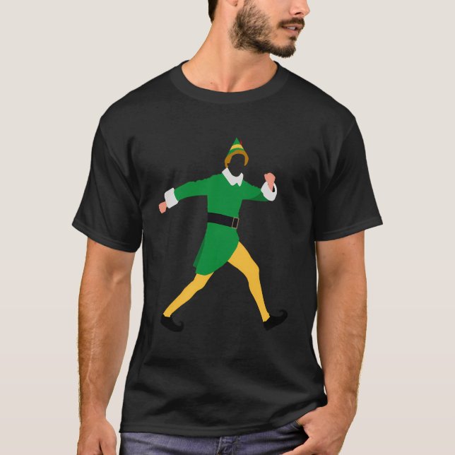 Elf Shirt Ihr Lieblings-Weihnachtsbuddy Long Sleev (Vorderseite)