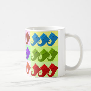 Elf Shoe Pop Art Tasse