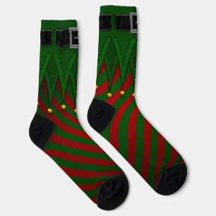 Elf-Socken Festliche Weihnachts-Elf-Kostümsocken Socken