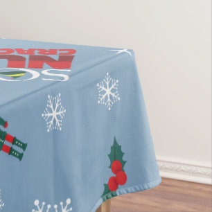 Elf "Sohn eines Nutcrackers" Wintermuster Tischdecke