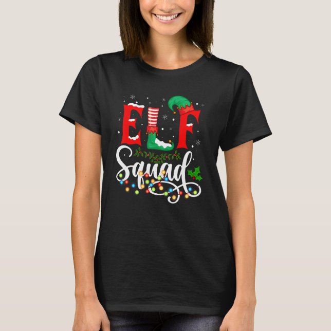 Elf Squad Christmas Matching Family Toddler Boy Gi T-Shirt (Vorderseite)