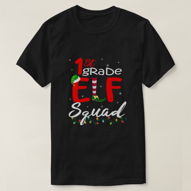 Elf Squad Erste Klasse Lehrer Match P T-Shirt (Design vorne)