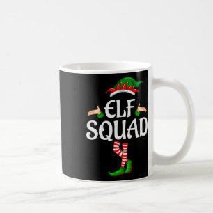 Elf Squad Familie Matching Group Weihnachten 1 Kaffeetasse