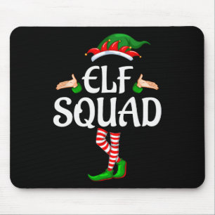 Elf Squad Familie Matching Group Weihnachten 1 Mousepad
