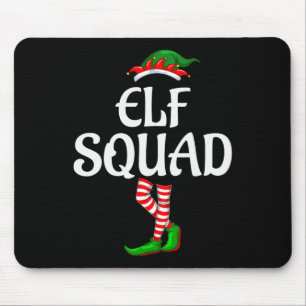 Elf Squad Familie Matching Group Weihnachten Mousepad
