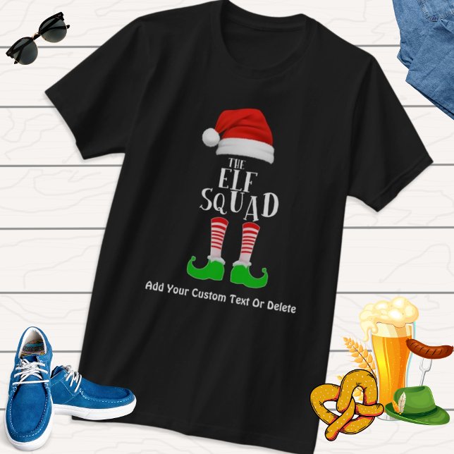 Elf Squad Familie Matching Group Weihnachten T-Shirt (Von Creator hochgeladen)