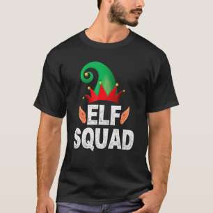 Elf Squad Familie Weihnachten Matching Pajamas Xma T-Shirt