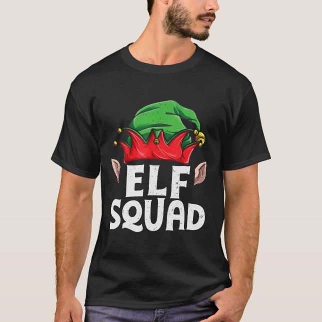 Elf Squad Funny Elf Familie Weihnachten Matching P T-Shirt (Vorderseite)