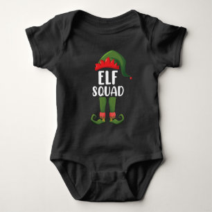 Elf Squad Funny Familie passt Weihnachten Baby Strampler