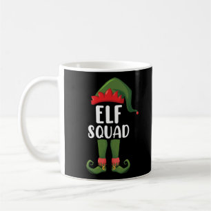 Elf Squad Funny Familie passt Weihnachten Kaffeetasse