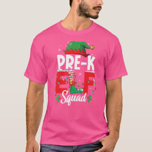 Elf Squad Lehrer Weihnachtsmatching Group P T-Shirt