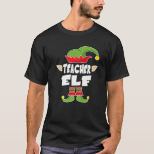 Elf Squad Lehrerin Elf Teaching Weihnachts Elf Kos T-Shirt