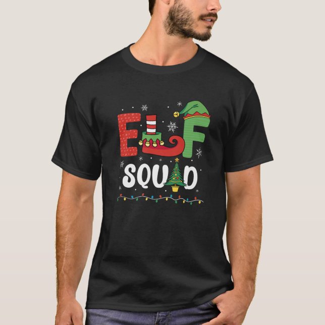 Elf Squad Matching Family Christmas Premium  T-Shirt (Vorderseite)