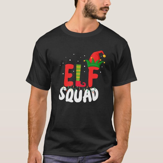 Elf Squad Toddler Family Reunion Christmas Party 2 T-Shirt (Vorderseite)
