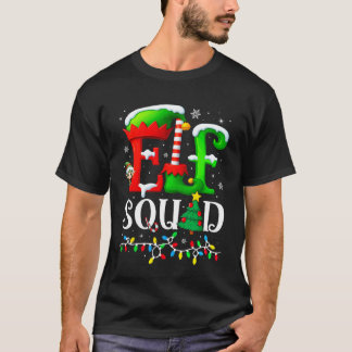 Elf Squad Weihnachts-Familien-Matching-Pyjamas Elf T-Shirt