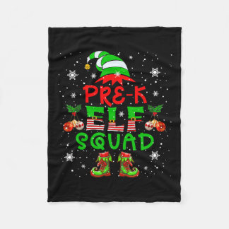 Elf Squad Xmas Lehrer Elf Costume Job Team Fleecedecke