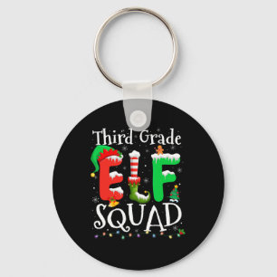 Elf Squad Xmas Weihnachten Drittes Gras Schlüsselanhänger