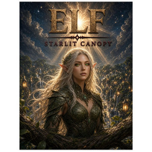 Elf Sternenüberdachung Dark Cinema Postkarte