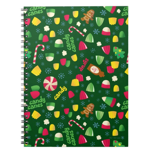 Elf the Movie Candy Pattern Notizblock (Vorderseite)