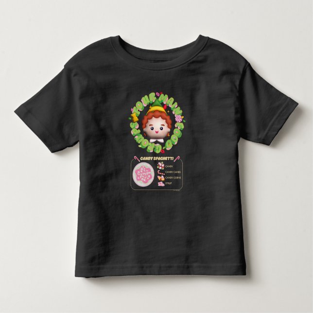 Elf the Movie | Four Main Food Groups Kleinkind T-shirt (Vorderseite)