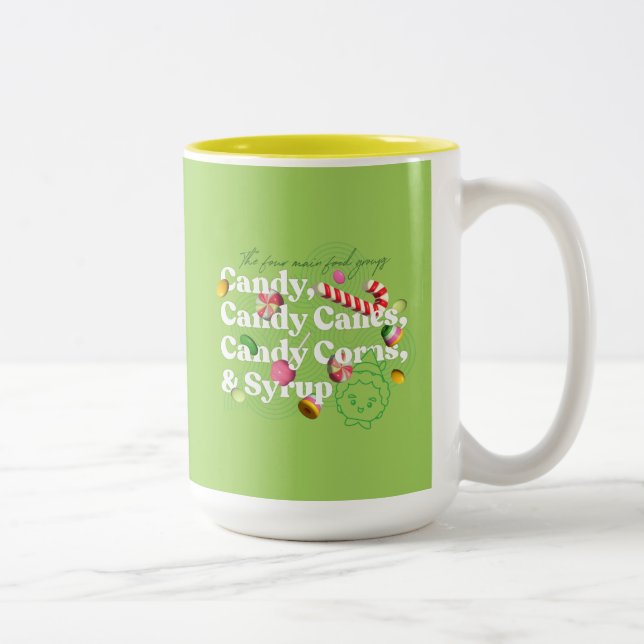 Elf the Movie | The Four Main Food Groups Zweifarbige Tasse (Rechts)