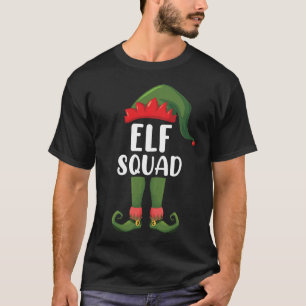 Elf-Truppe Lustige Familie Passende Weihnachten  T-Shirt