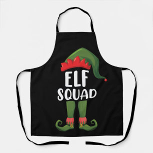 Elf-Truppe Lustige Familie Weihnachten passend  Schürze