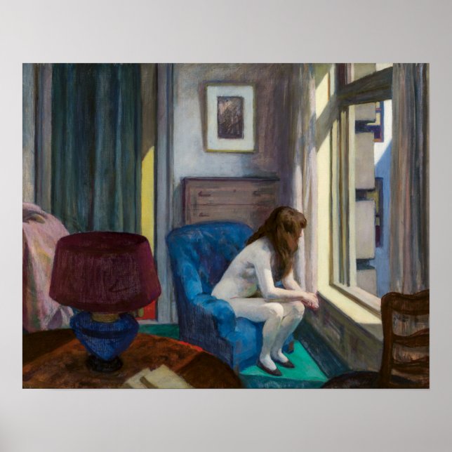 Elf Uhr | Edward Hopper | Poster (Vorne)