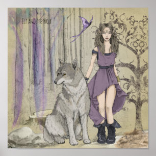 Elf und das Wolf Value Poster Paper (Matte)