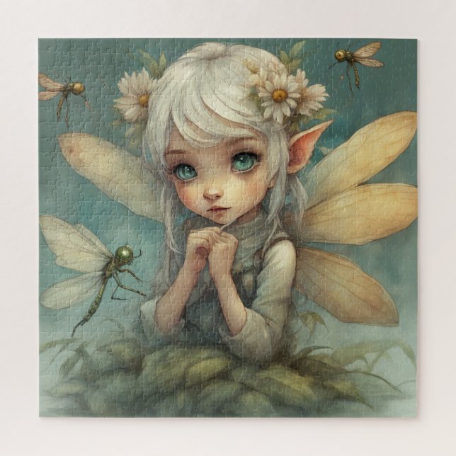 Elf und Dragonfly 2 Puzzle (Vertikal)