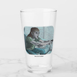 Elf Video Gamer Boss Fight Fantasy Drink Glass Glas