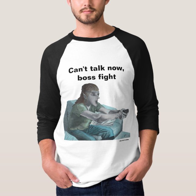 Elf Video Gamer Spielen Fantasy Art Shirts (Vorderseite)