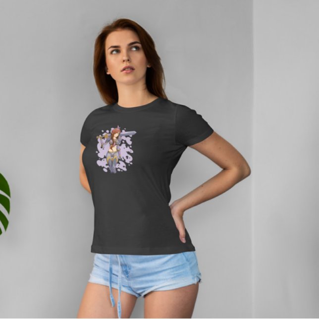 Elf Warrior Anime Girl T-Shirt (Von Creator hochgeladen)