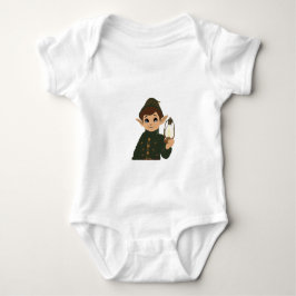 Elf Watcher Baby Bodysuit Starry Night Back Baby Strampler