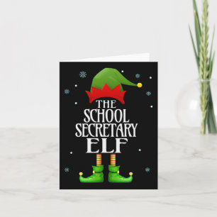 Elf Xmas Funny Family Matching Ch Karte