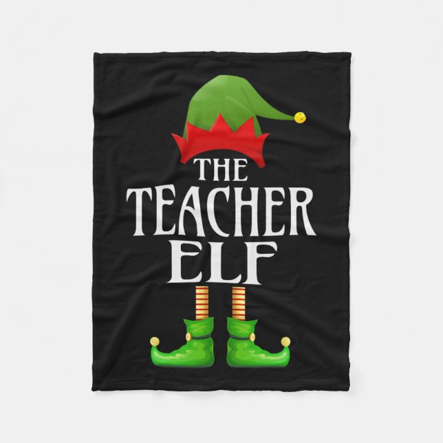 Elf Xmas Funny Family Matching Group Chris Fleecedecke (Vorderseite)