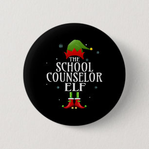 Elf Xmas Matching Family Group Button