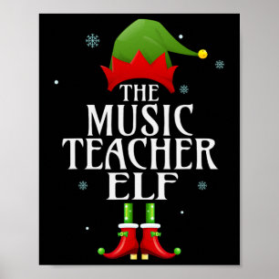 Elf Xmas Matching Family Group Chris Poster
