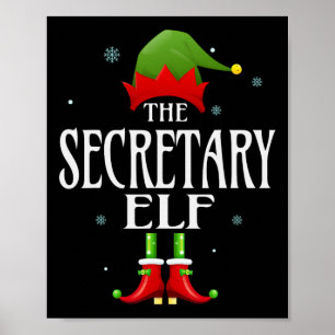 Elf Xmas Matching Family Group Weihnachten Poster