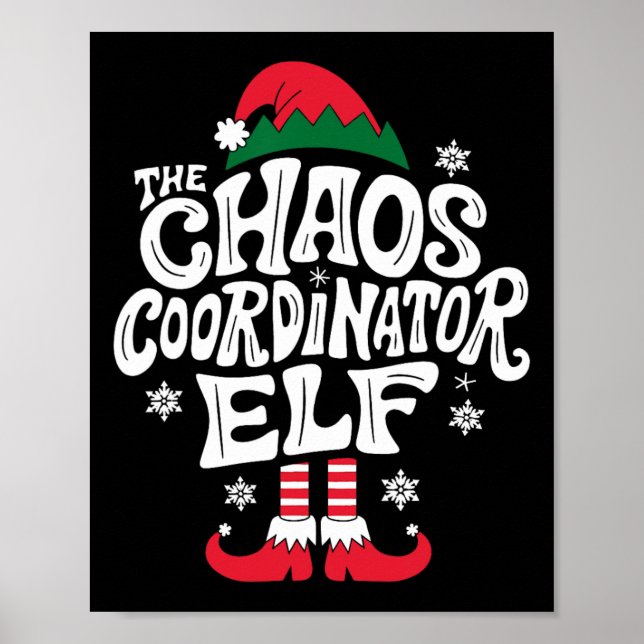 Elf Xmas Pajama Gift M Poster (Vorne)