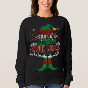 Elf Xmas spenstig die Lieblingsarbeitskraft des We Sweatshirt
