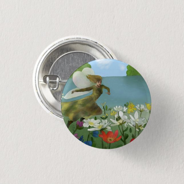 Elfe am See Button (Vorne & Hinten)