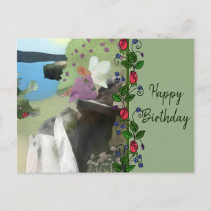 Elfe Postkarte