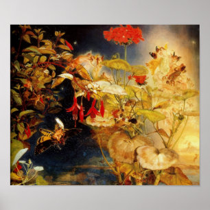 "Elfe und Feen, ein Sommernachtstraum " Poster