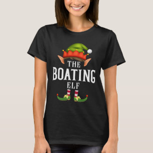 Elfen-Bootsgruppe Lustige Weihnachts-Pyjama-Party T-Shirt