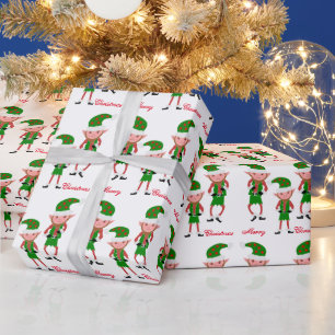 Elfen entwerfen Weihnachten Geschenkpapier