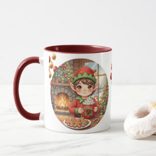 Elfen-Heißkakao-Bar-Mug - Süße Fantasy-Weihnachten Tasse